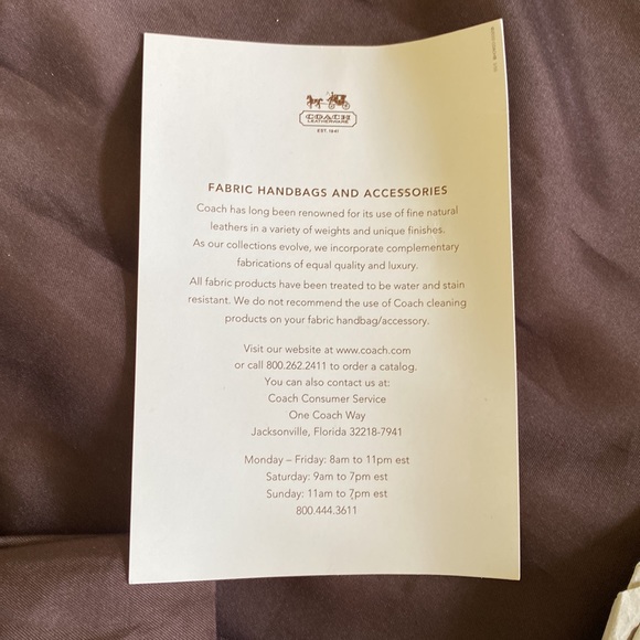 Coach All weather Tote fall colors - Picture 7 of 7